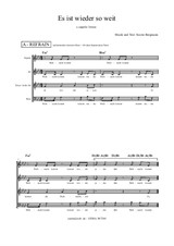 Es ist wieder soweit_Grooviges Weihnachtslied_Christmas Circle Song_SATB_a cappella