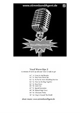 Vocal Warm-Up2 - english, Voice Training, Choral Warm-up, rhythm and groove